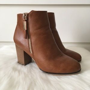 ❗️PRICE DROP❗️Apt. 9 Cognac Leather Booties
